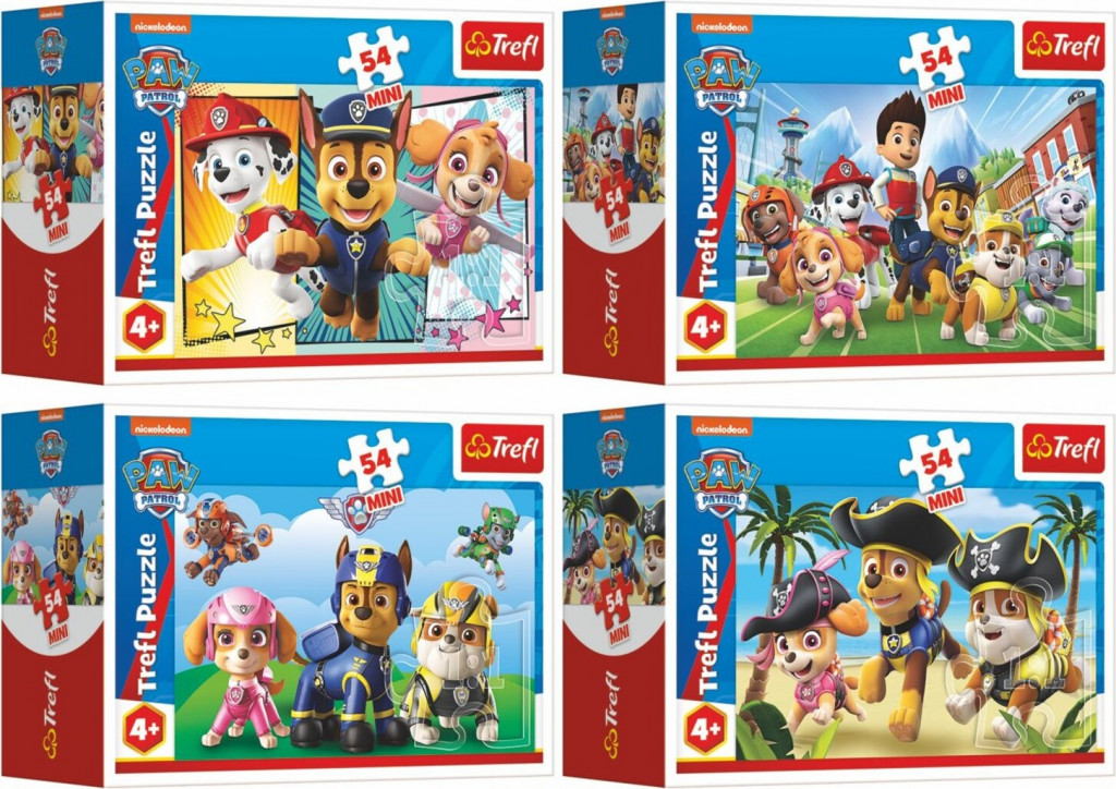 Trefl Trefl Mini puzzle 54 dielikov Paw Patrol
