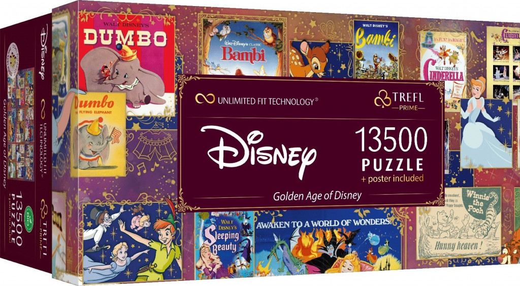 Trefl Trefl Puzzle UFT Zlatý vek Disney 13500 dielikov