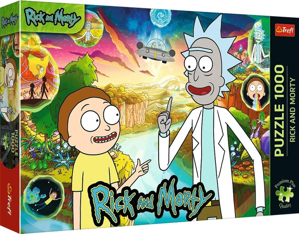 Trefl Trefl Puzzle 1000 Premium Plus Quality Rick a Morty