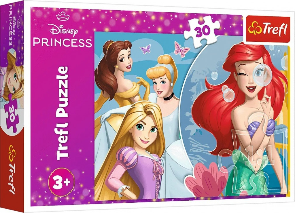 Trefl Trefl Disney puzzle 30 dielikov Krásny deň pre princezné