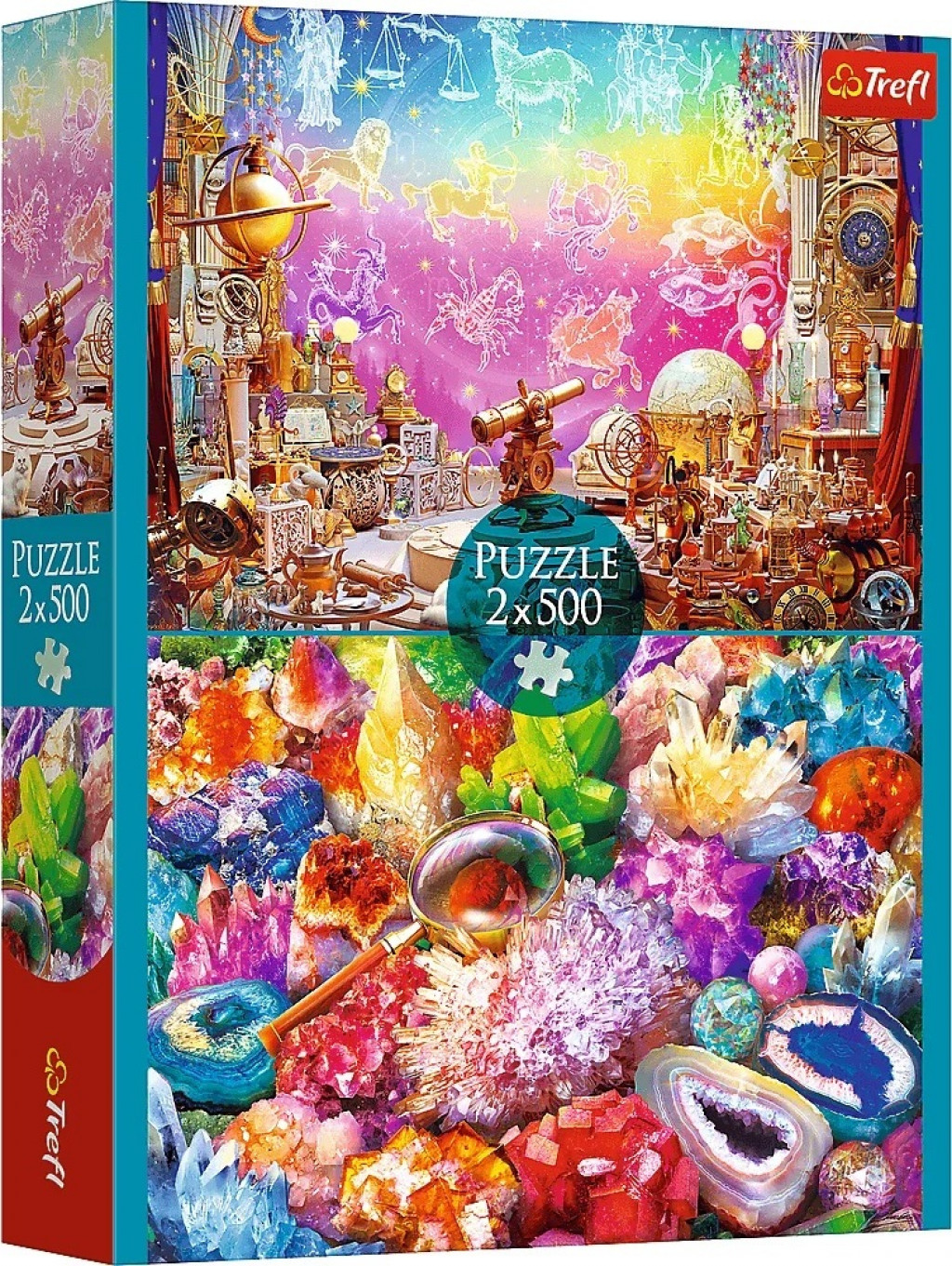 Trefl Trefl Puzzle 2 x 500 Vesmír a kryštály