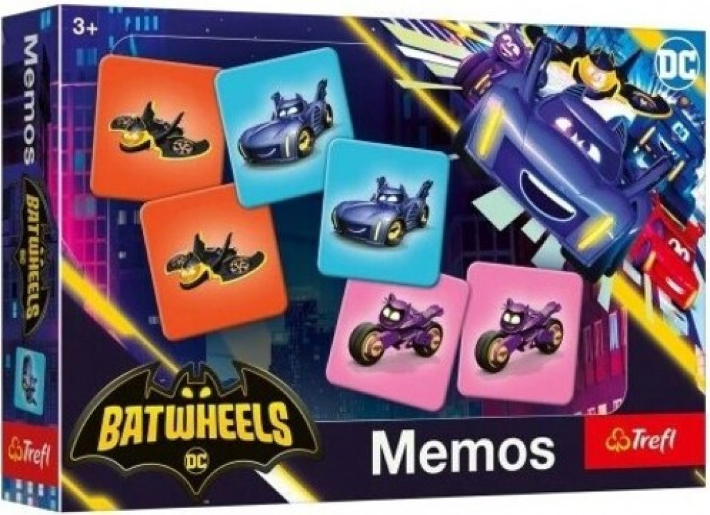 Trefl Trefl Batwheels Pexeso Batmanov vozový park
