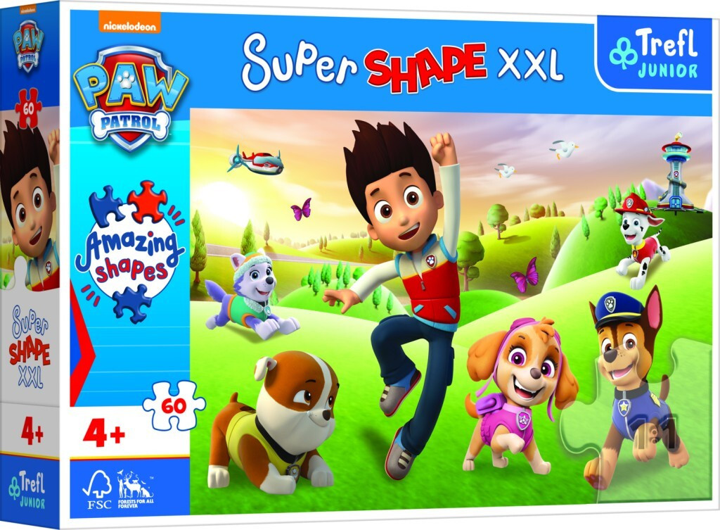 Trefl Trefl Puzzle Paw Patrol Super Shape 60 XXL dielikov