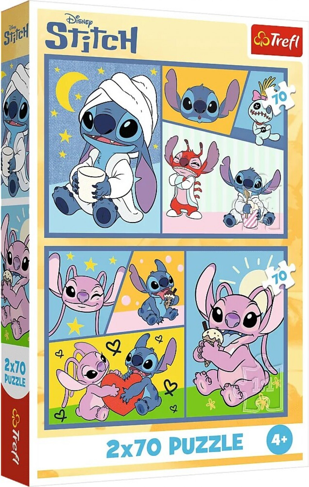 Trefl Trefl Puzzle 2 x 70 Lilo & Stitch - So Stitchom nie je nuda