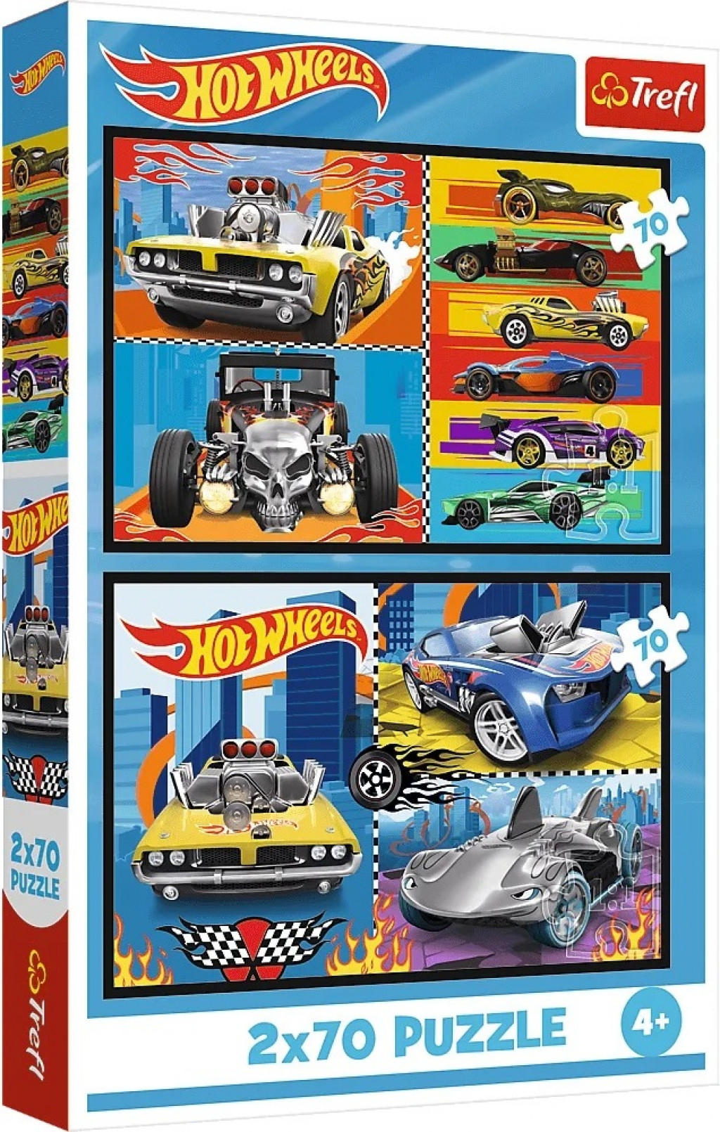 Trefl Trefl Puzzle 2 x 70 Hot Wheels Autá
