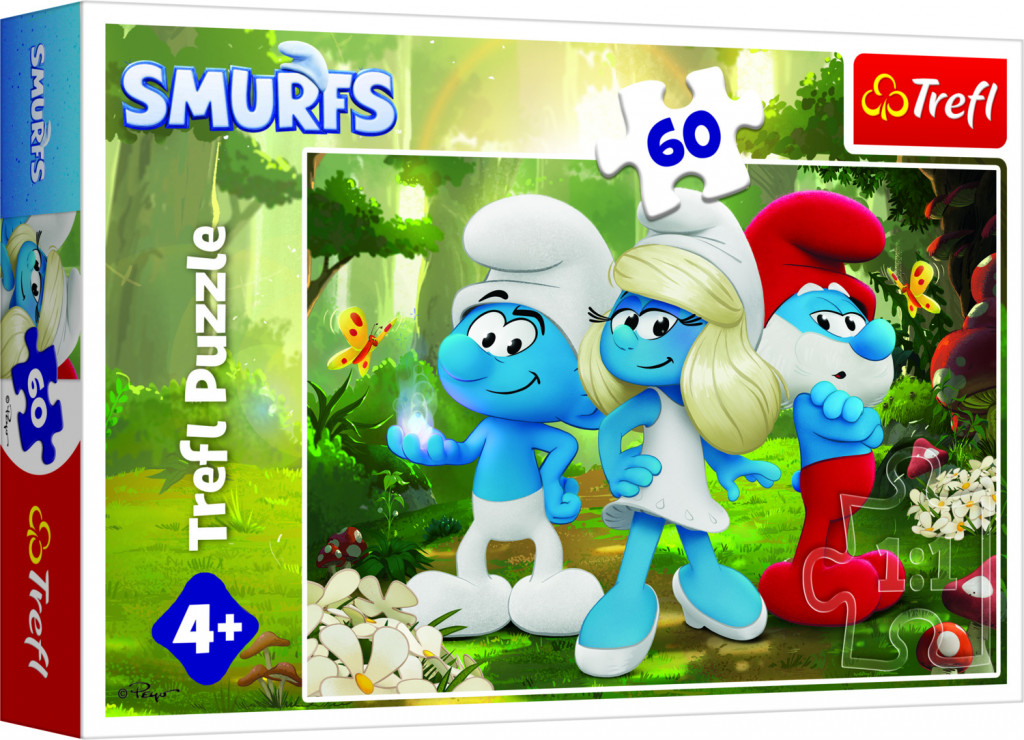 Trefl Trefl Puzzle 60 Šmolkovia / Začarovaný les
