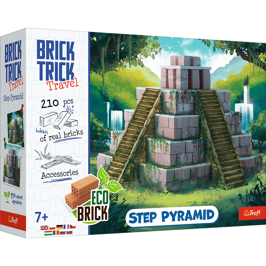 Trefl Trefl Brick Trick - Stupňovitá pyramída M