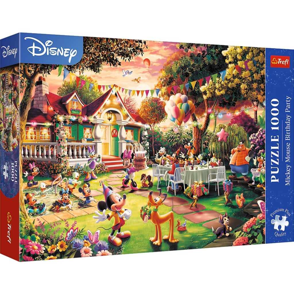 Trefl Trefl Puzzle 1000 Premium Plus - Narodeninová oslava Mickey Mousea