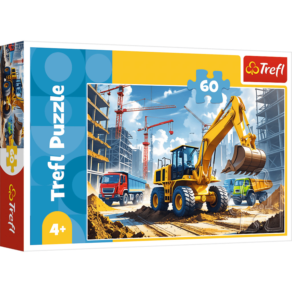 Trefl Trefl Puzzle 60 Nakladač s rýpadlom