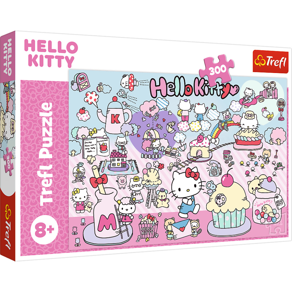 Trefl Trefl Puzzle 300 Preskúmajte svet Hello Kitty