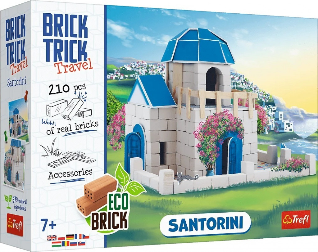 Trefl Trefl Brick Trick Travel: Santorini M 260 dielov