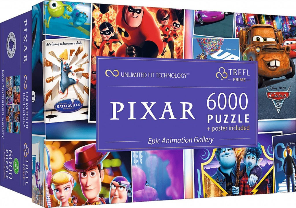 Trefl Trefl Pixar 6000 puzzle + poster included