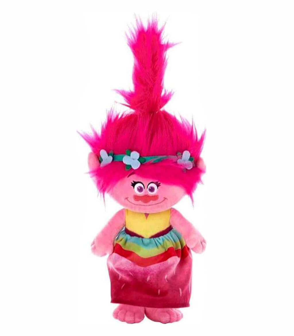 Aurora Plyšová Poppy - dúhové šaty - Trollovia 33/45 cm