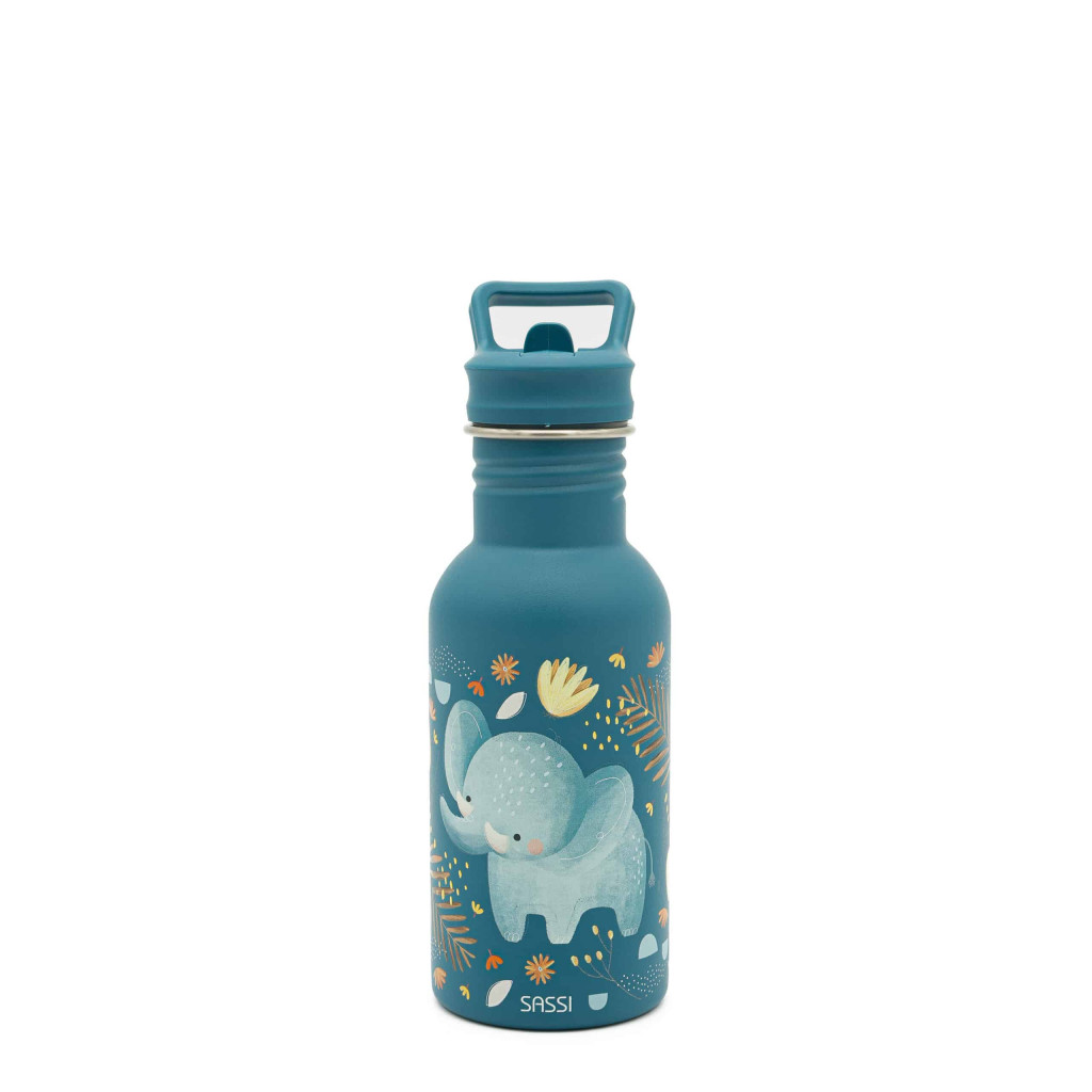 Sassi Nerezová fľaša  - 500ml - elephant