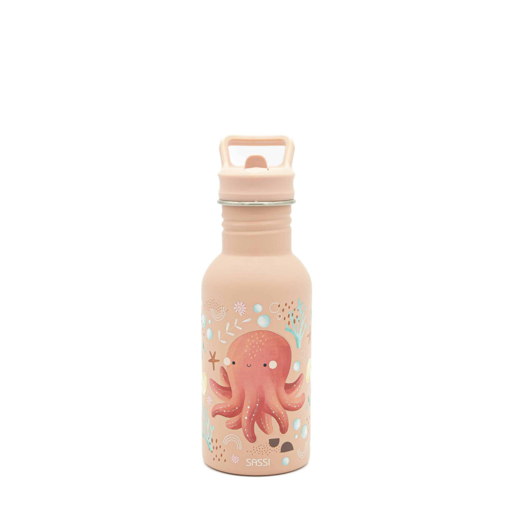 Sassi Nerezová fľaša  - 500ml - octopus