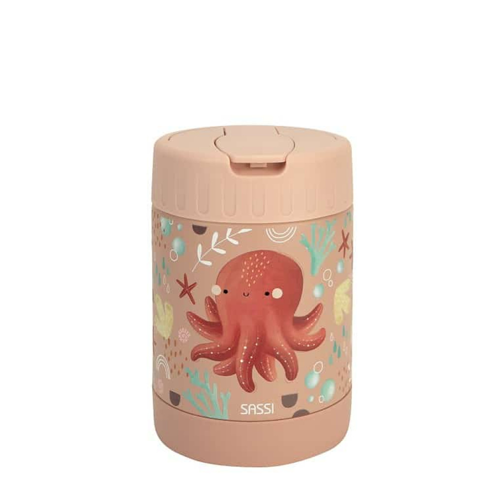 Sassi Detská termoska na jedlo  - slurpy the octopus - 350ml