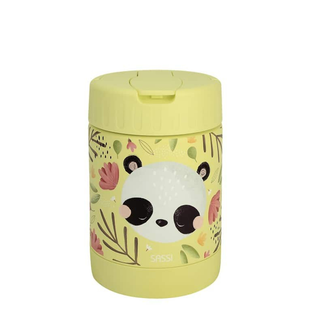 Sassi Detská termoska na jedlo  - gnummy the panda - 350ml