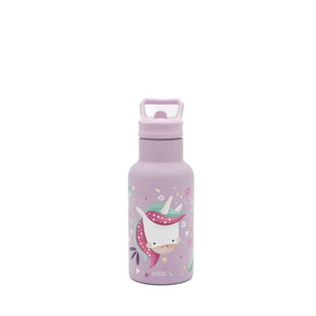 Sassi Termofľaša so slamkou  - sparkly the unicorn - 350ml