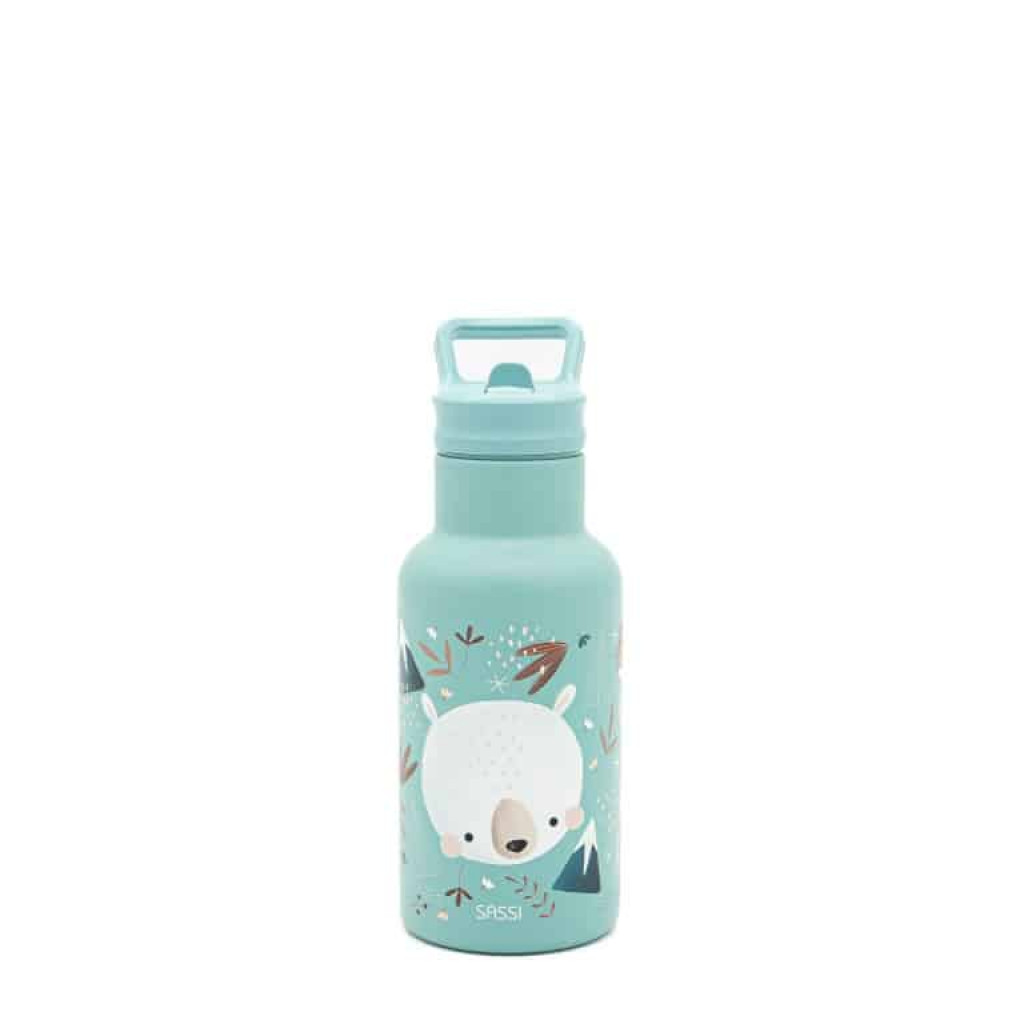 Sassi Termofľaša so slamkou  - munchy the bear - 350ml