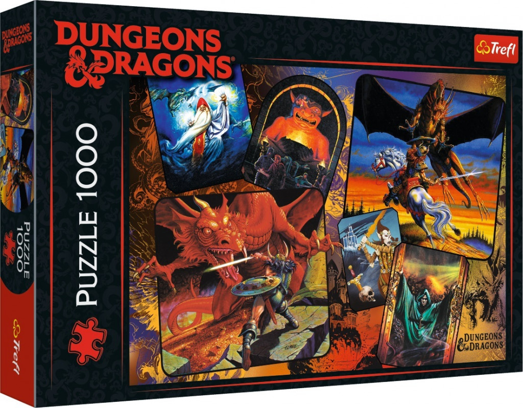 Trefl Trefl Puzzle 1000 - Pôvod Dungeons & Dragons / Hasbro Dungeons & Dragons