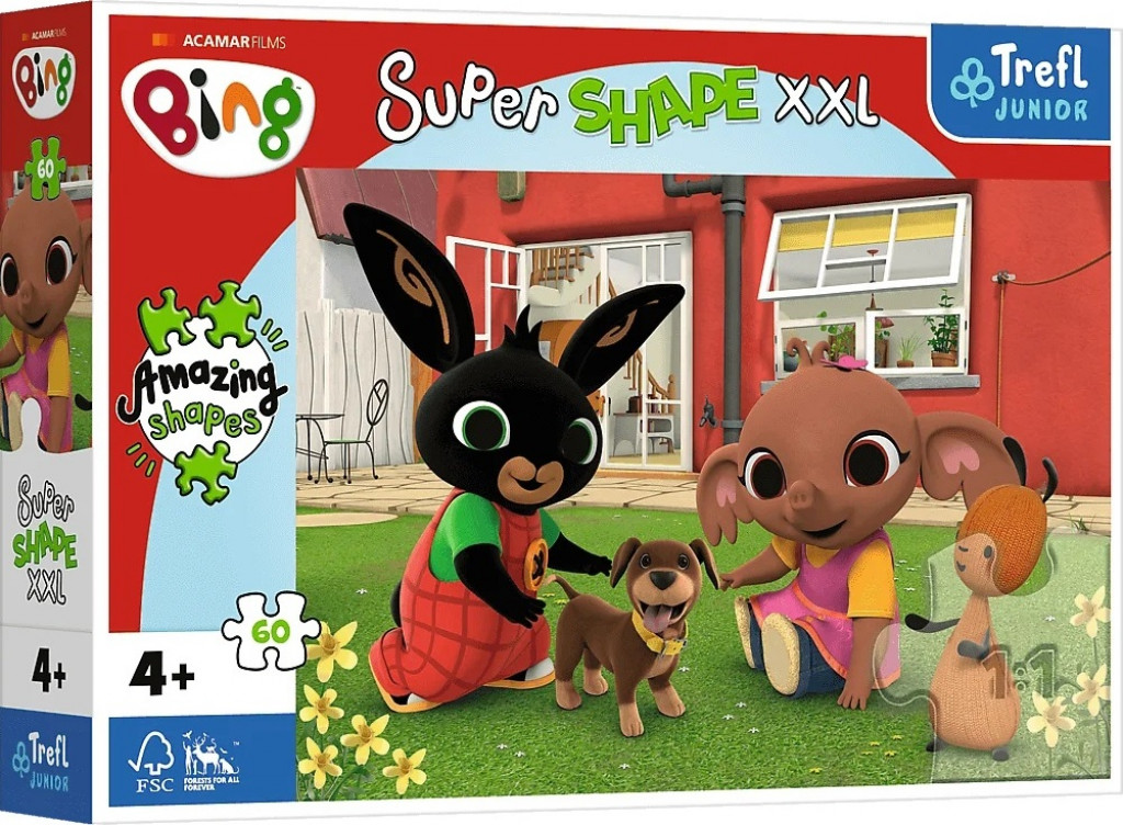 Trefl Trefl Puzzle Super Shape XXL Králiček Bing