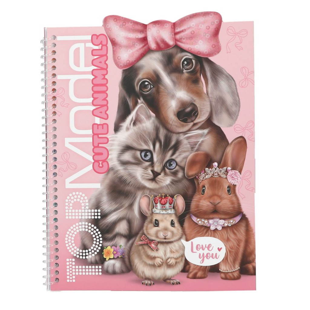 Top Model Kreatívny zošit Dress me up CUTE ANIMALS