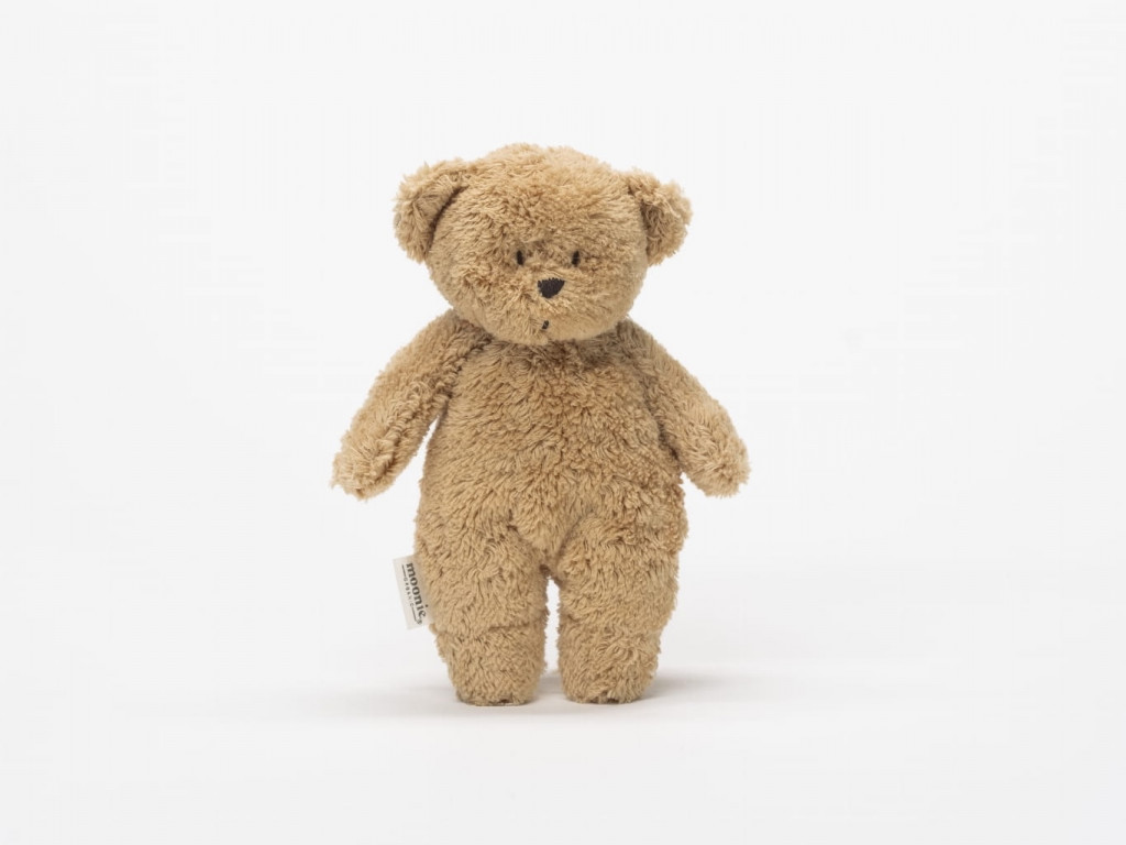 Moonie Medvedík plyšový Sensory Cappuccino