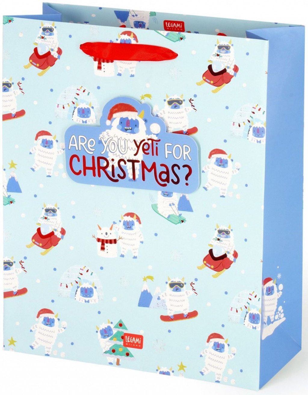 Legami Darčeková taška Legami Gift Bag - Large - Yeti