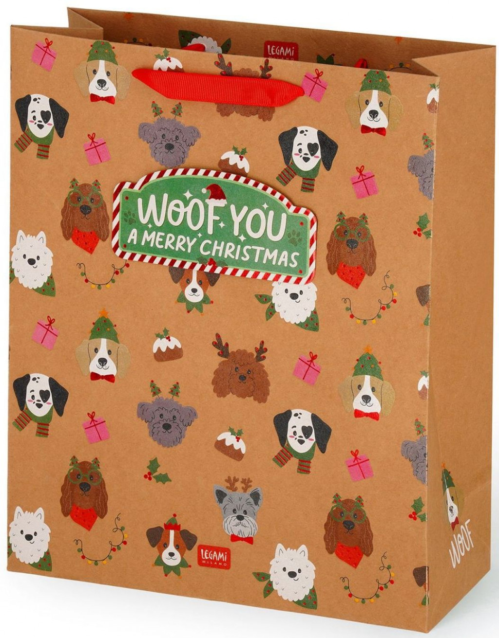 Legami Darčeková taška Legami Gift Bag - Large - Dogs