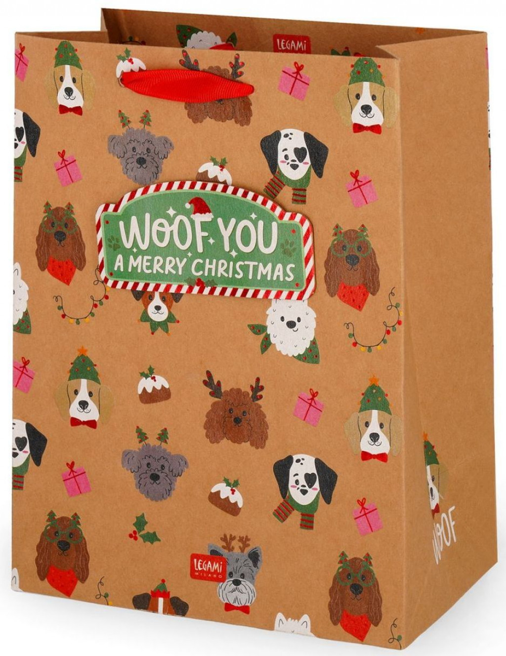 Legami Darčeková taška Legami Gift Bag - Medium - Dogs