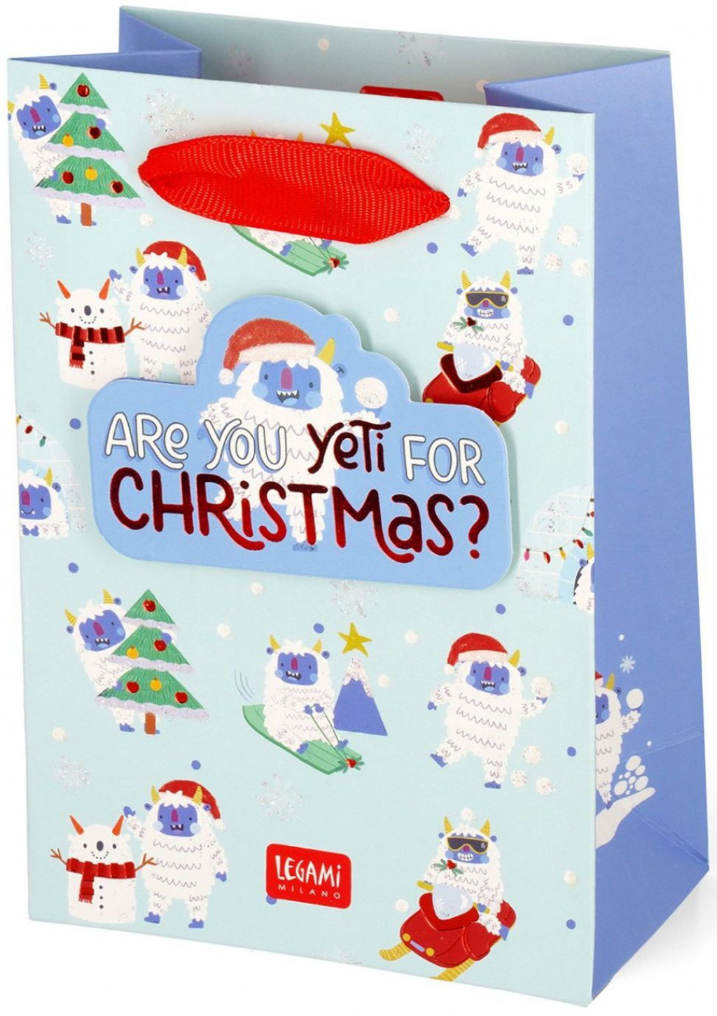 Legami Darčeková taška Legami Gift Bag - Small - Yeti