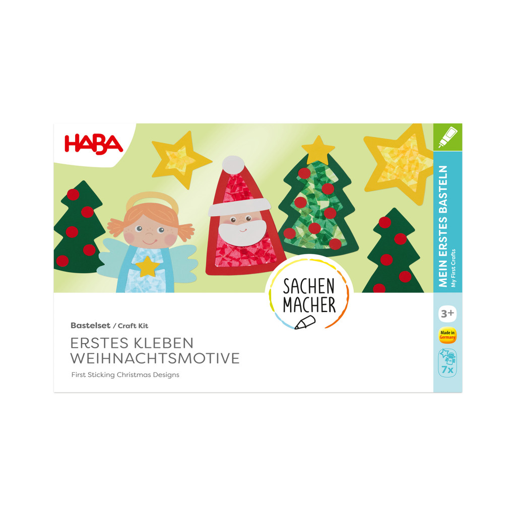 Haba Kreatívna sada Prvé nalepovacie vianočné motívy