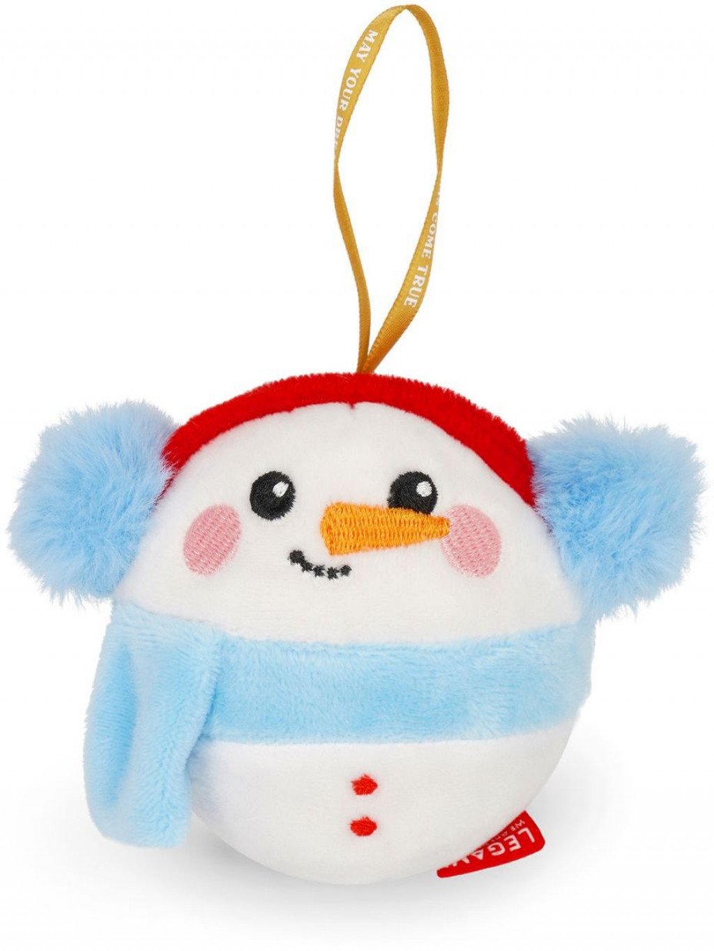 Legami Plyšová dekorácia Legami Plush Christmas Decoration - Oh-Oh-Ohrnaments - Snowman