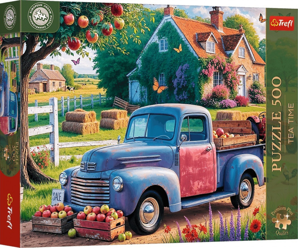 Trefl Trefl Puzzle 500 Premium Plus Quality Tea Time: Farmárske auto