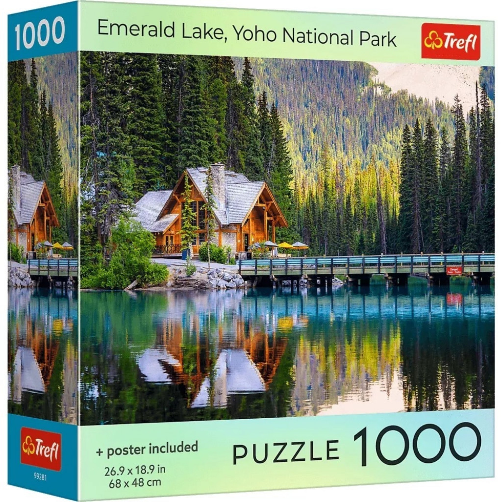 Trefl Trefl Puzzle 1000 USA Collection: Emerald Lake