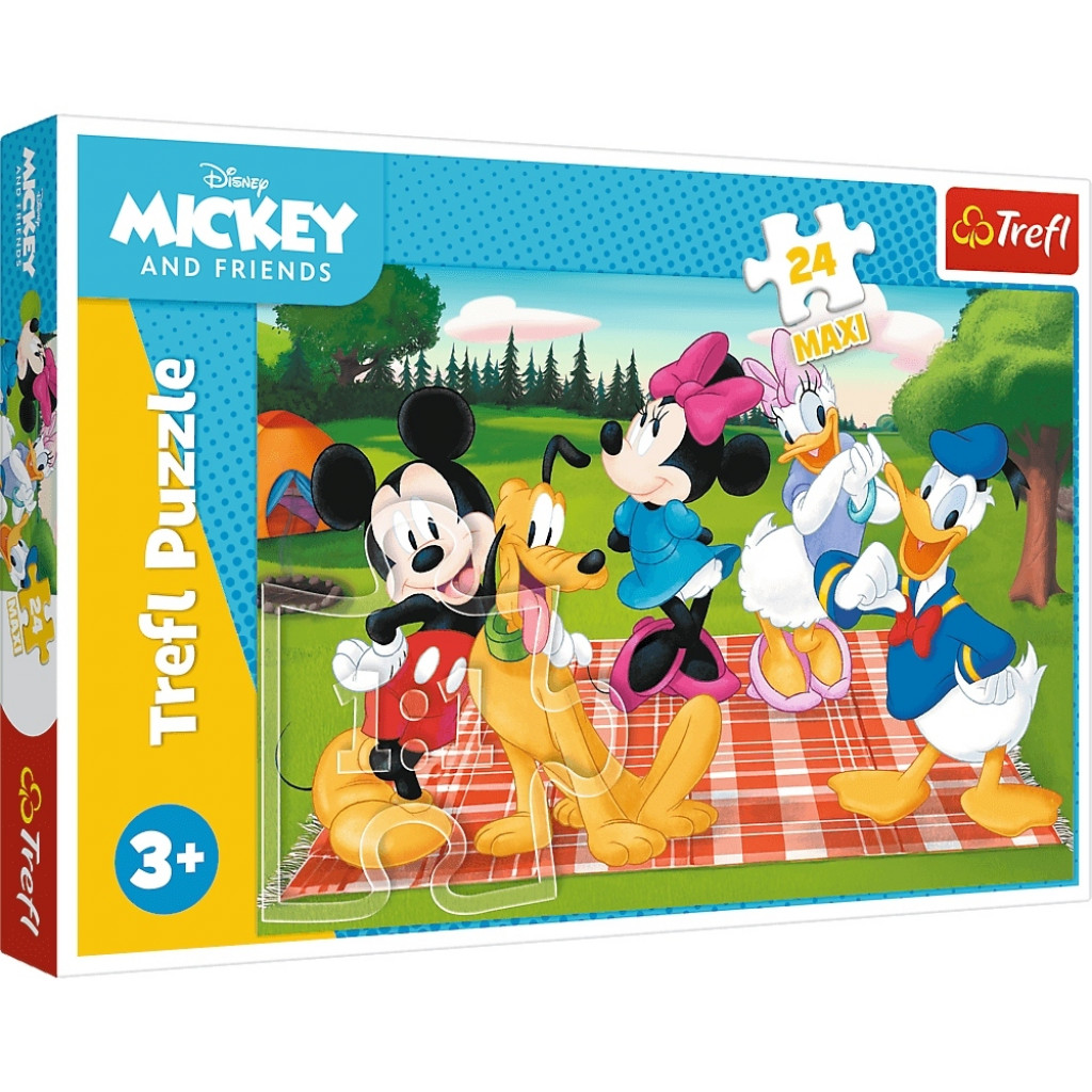 Trefl Trefl Puzzle 24 Maxi Mickey Mouse, Mickey Mouseov obľúbenec
