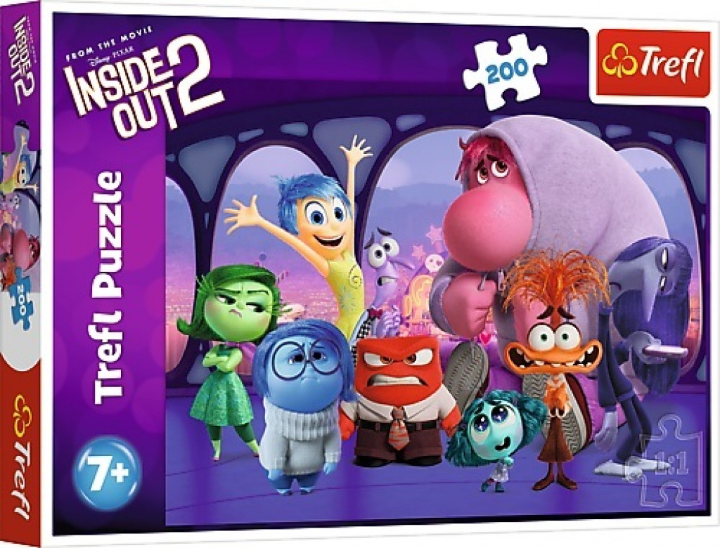 Trefl Trefl Puzzle 200 - Inside Out / Disney Inside Out 2