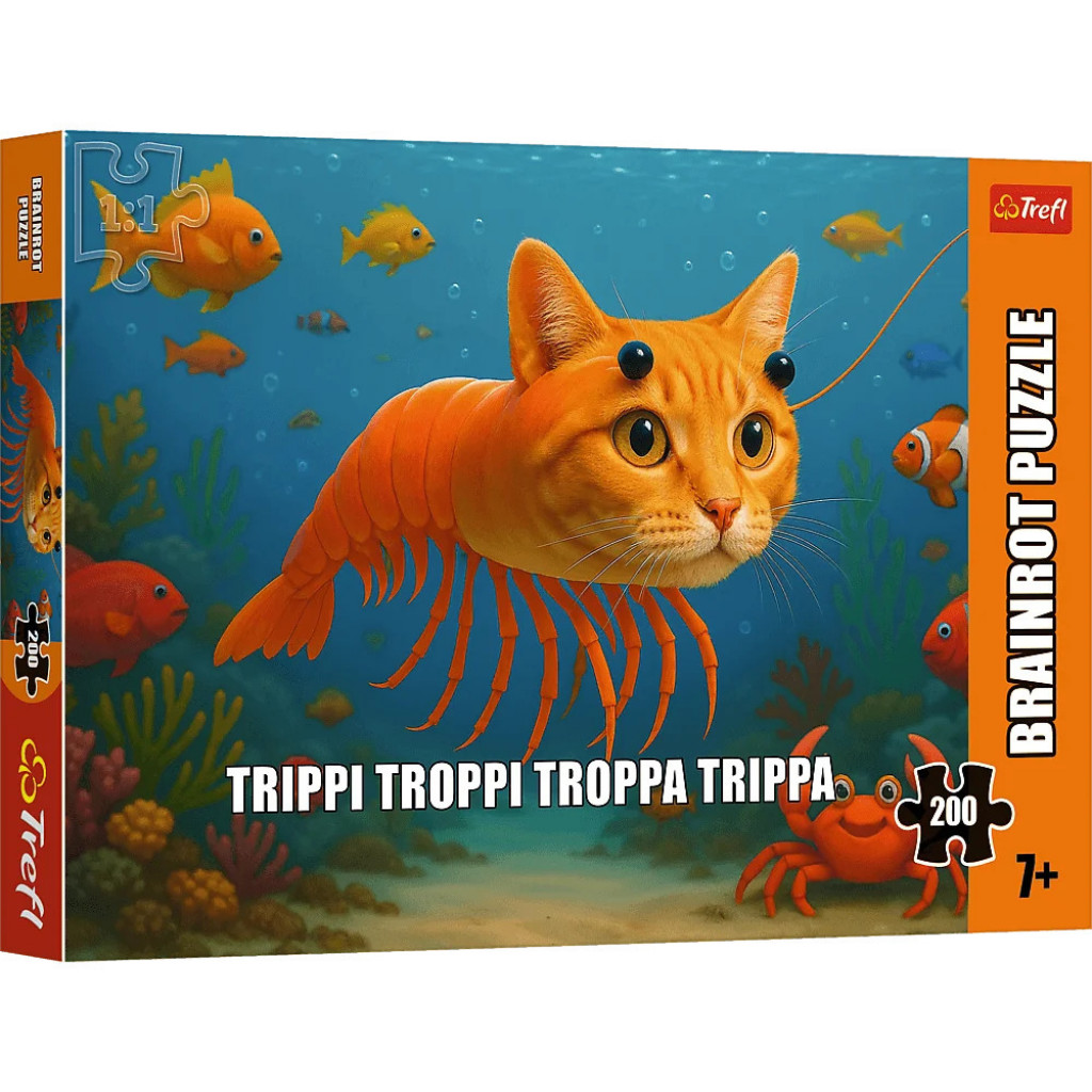 Trefl Trefl Puzzle 200 ks BrainRots, Trippi Troppi Troppa Trippa