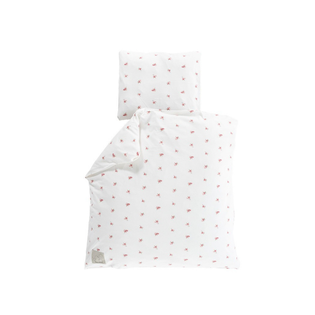 TRÄUMELAND Povlečení do kolébky Jersey 80/80 + 35/40 Flora