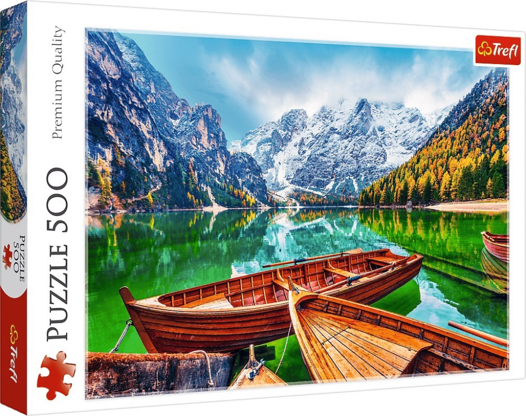 Trefl Trefl Puzzle Jazero Braies, Taliansko 500 dielikov