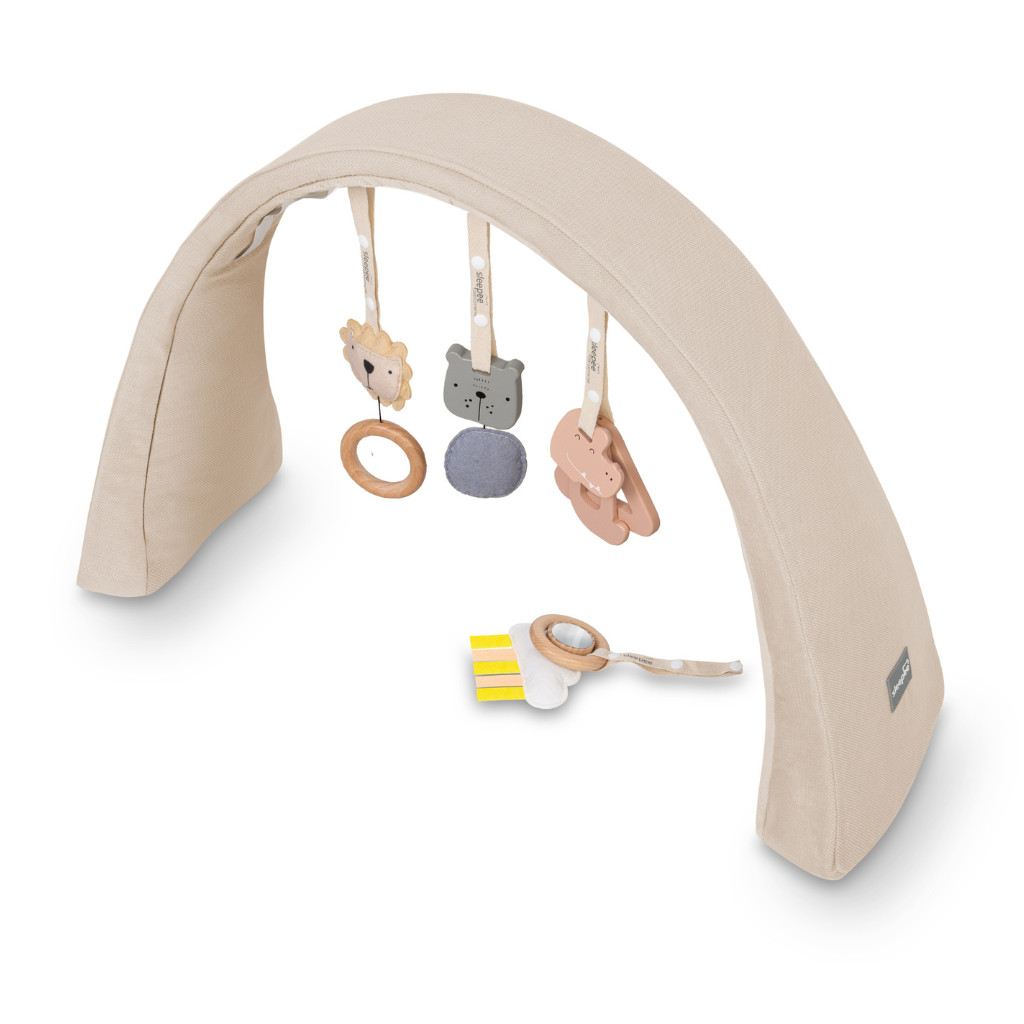 Sleepee Nastavitelná hrazdička pro miminko s hračkami Sleepee Sand