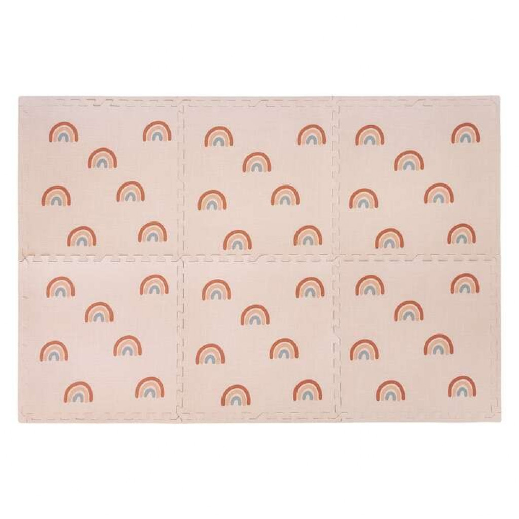 FREEON Free2Play Penová hracia podložka Puzzle 6 ks Rainbow