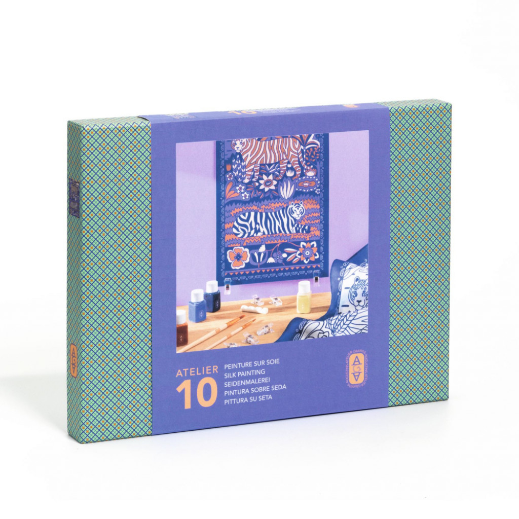 DJECO ENG: Atelier 10, Silk Painting