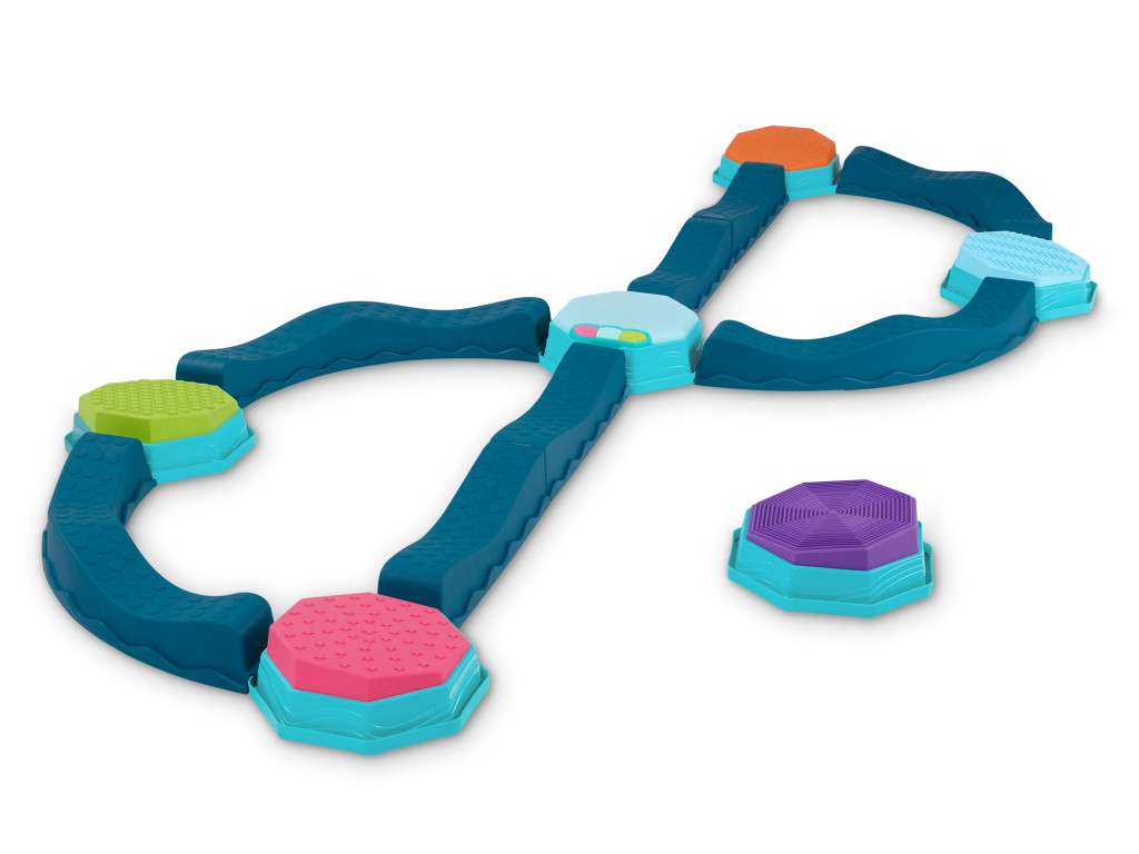 B-Toys Prekážková dráha so stupienkami hudobná Balance & Groove