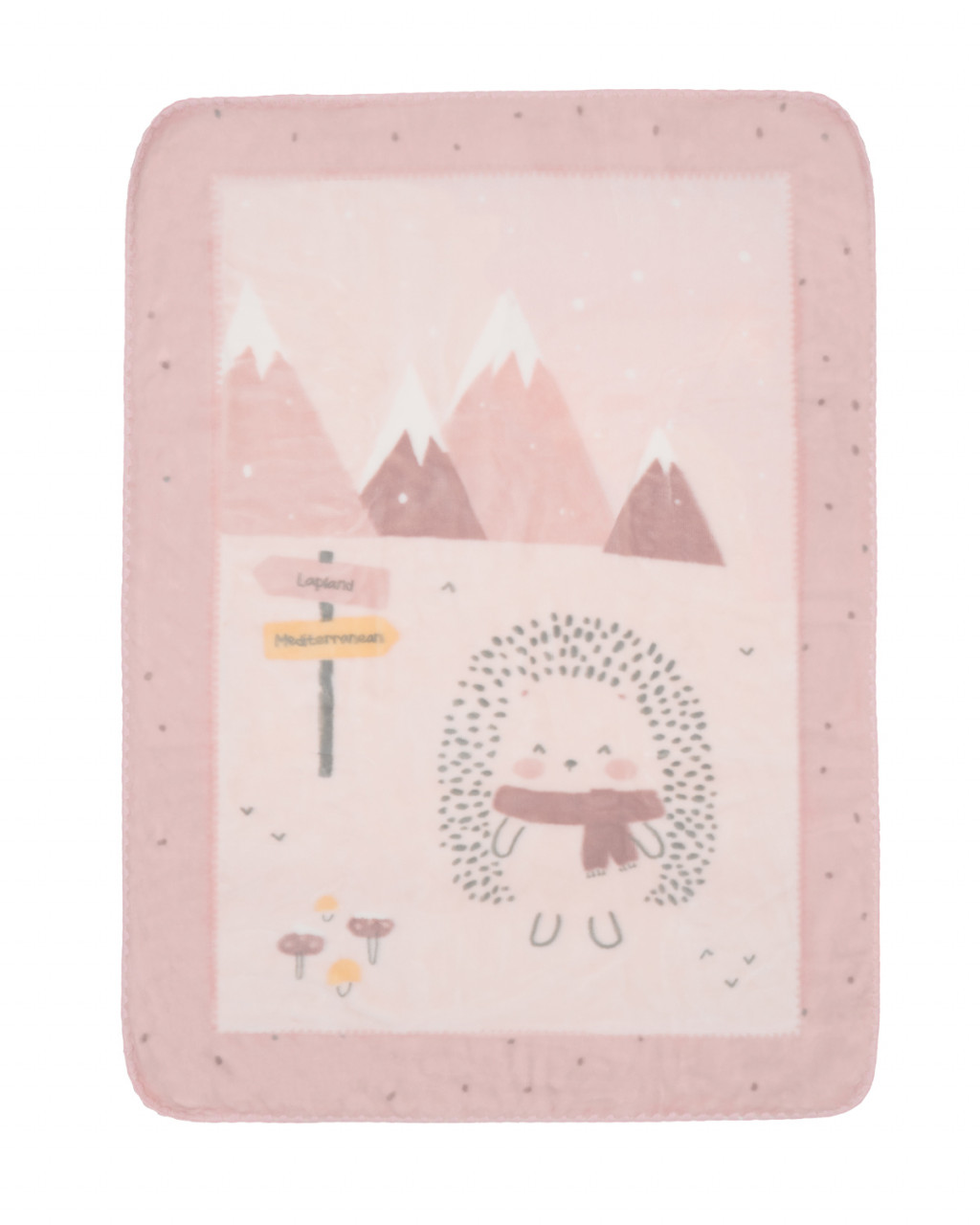 KikkaBoo Detská deka Super Soft 140x110 cm Hedge-hugs