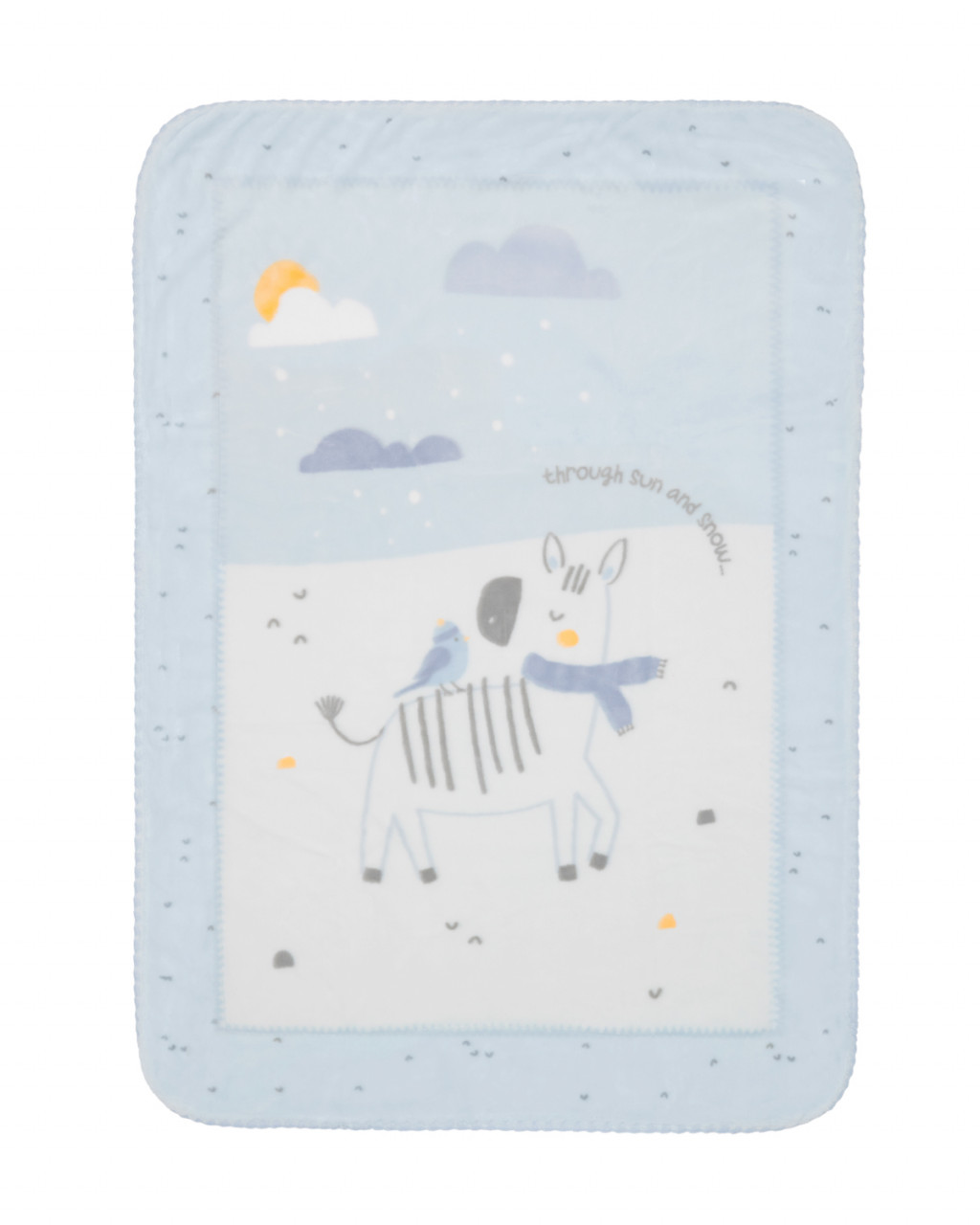 KikkaBoo Detská deka Super Soft 140x110 cm Stripy Friends