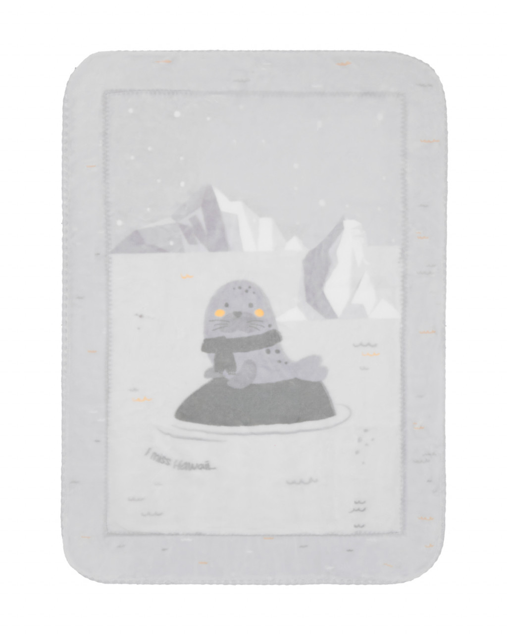 KikkaBoo Detská deka Super Soft 140x110 cm Seally Me