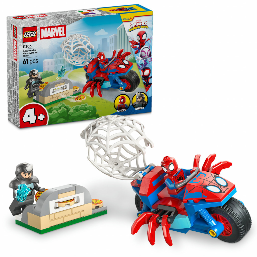 Lego® Spidey na motorke vs. Rhino