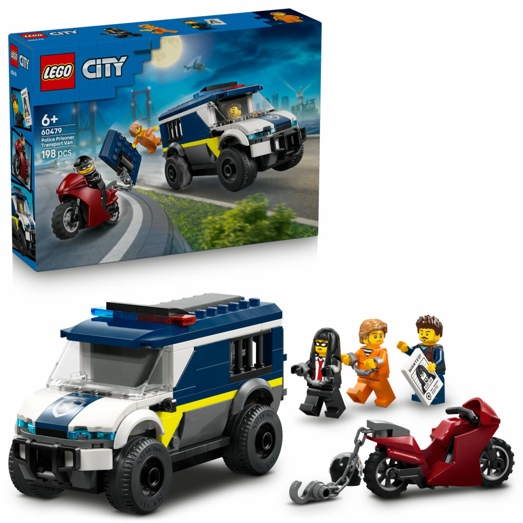 Lego® Policajná dodávka na prevoz väzňov