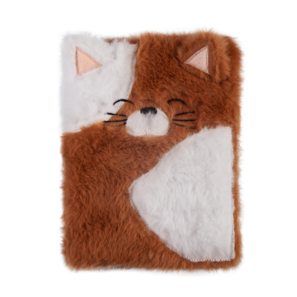 Albi Plyšový blok - Hnedá mačka